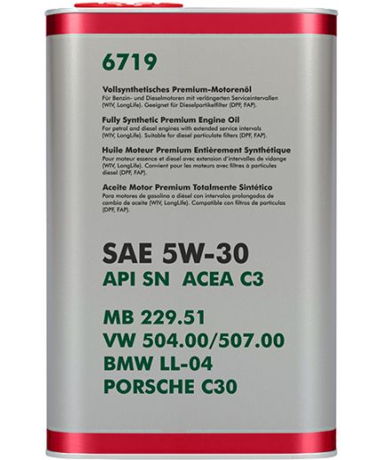 Моторное масло FANFARO 6719 for VW Audi Skoda Seat 5W-30 1л METAL Фото 2