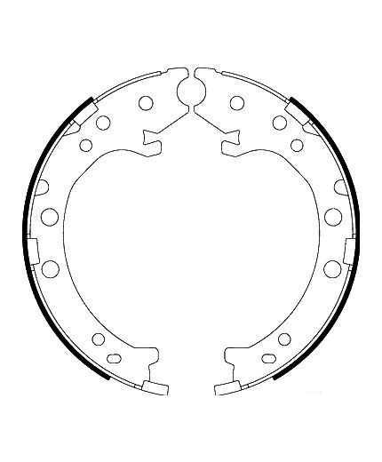 AP Колодки барабанные