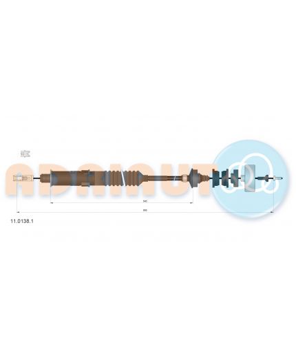 ADRIAUTO Трос сцепления с автоматической регулировкой