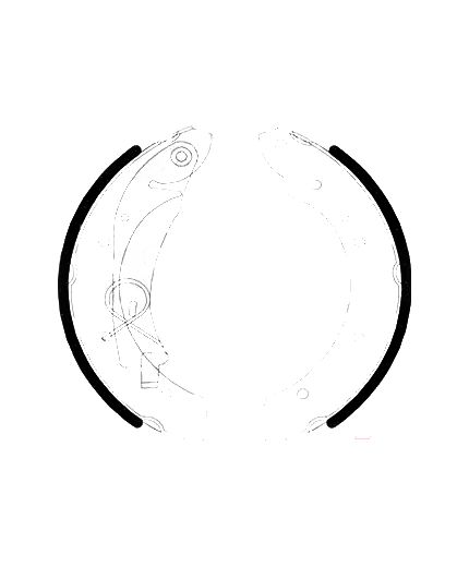 AP Колодки барабанные задние