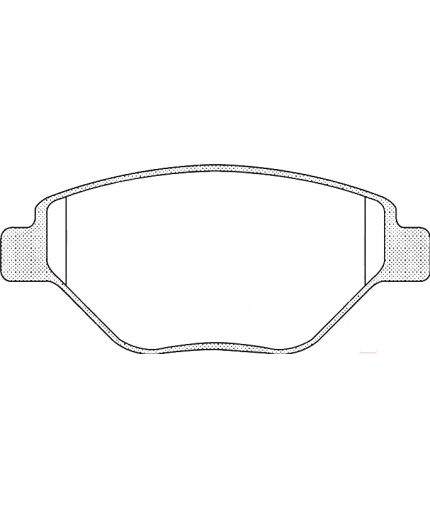 AP Колодки дисковые передние