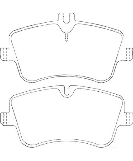 AP Колодки дисковые передние