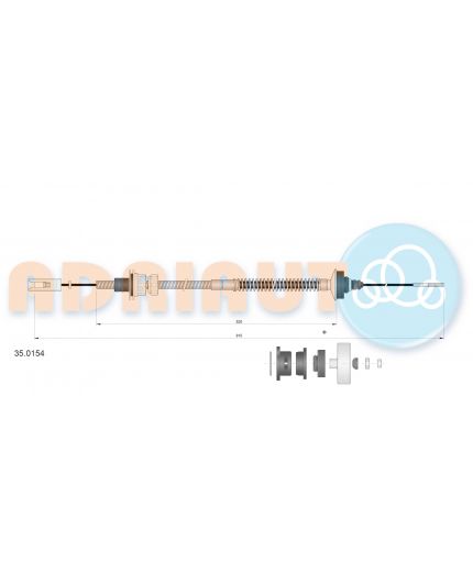 ADRIAUTO Трос сцепления