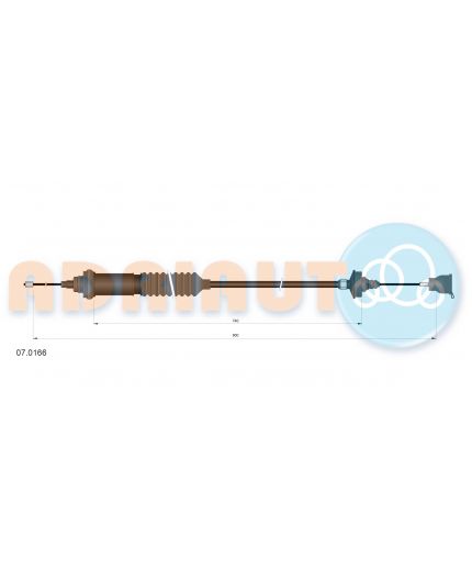 ADRIAUTO Трос сцепления с автоматической регулировкой