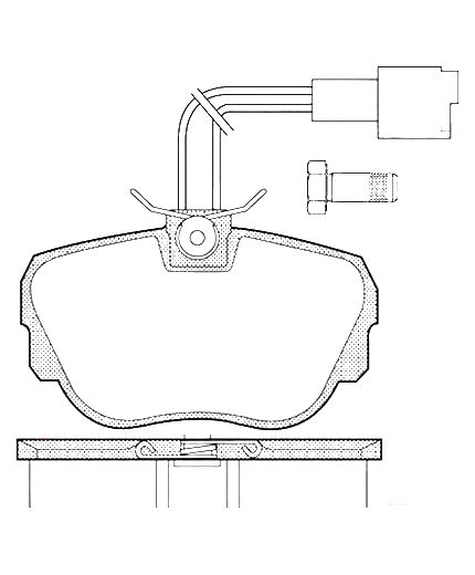 AP Колодки дисковые передние
