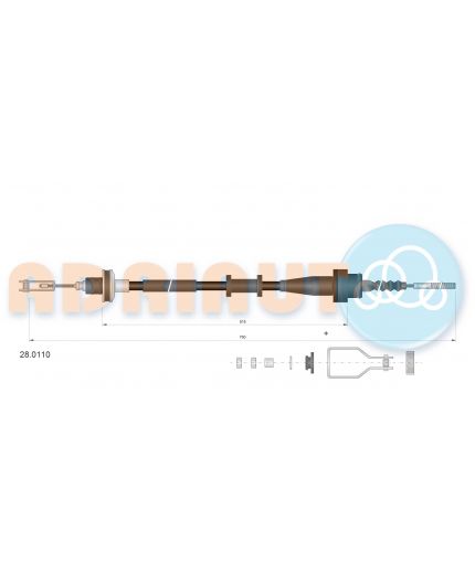 ADRIAUTO Трос сцепления