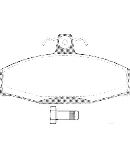 AP Колодки дисковые передние
