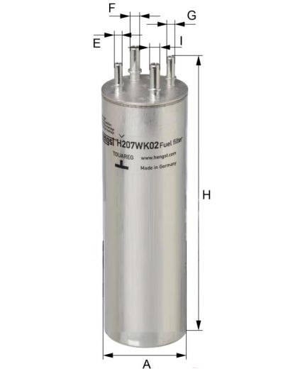 Hengst Фильтр топливный Фото 2