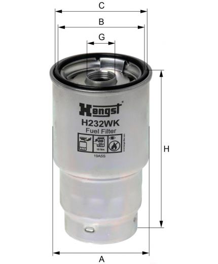 Hengst Фильтр топливный