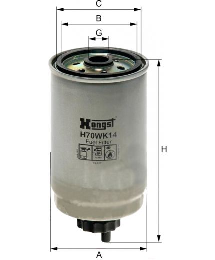 Hengst Фильтр топливный Фото 2