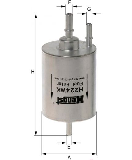 Hengst Фильтр топливный Фото 2