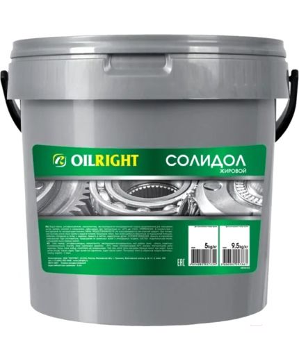 Смазка OIL RIGHT Смазка солидол жировой 9,5кг Фото 2