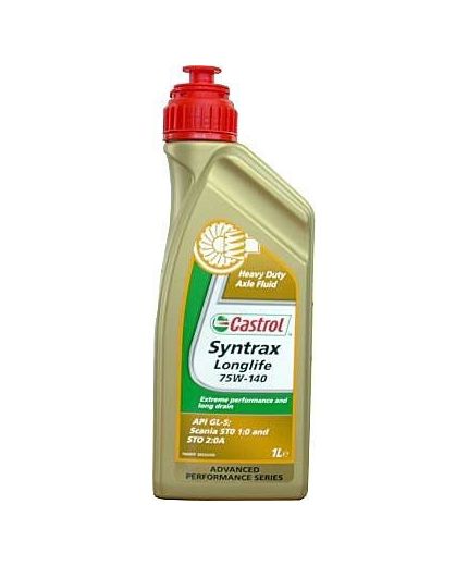 Трансмиссионное масло CASTROL Syntrax LongLife 75W-140 1л Фото 2