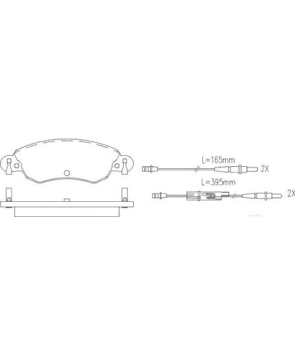 Patron Колодки дисковые передние