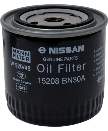 NISSAN Фильтр масляный Фото 3