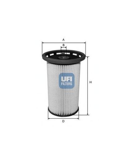 UFI Фильтр топливный
