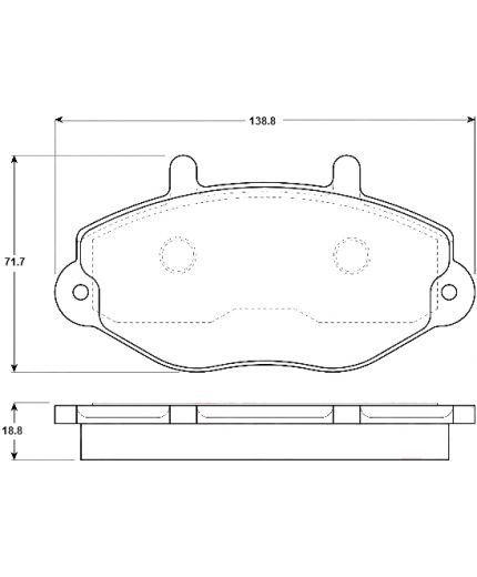 TRW Колодки дисковые передние Фото 2