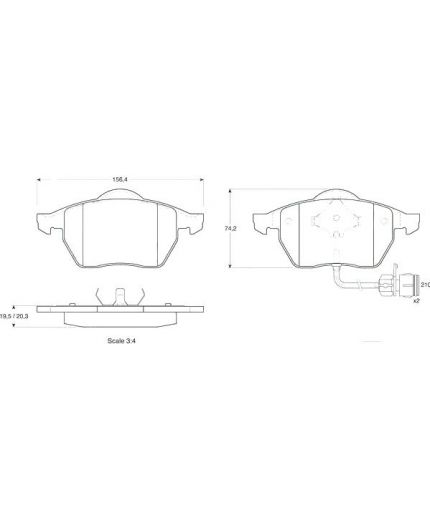 TRW Колодки дисковые передние Фото 3