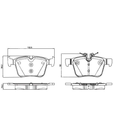 TRW Колодки дисковые задние Фото 3