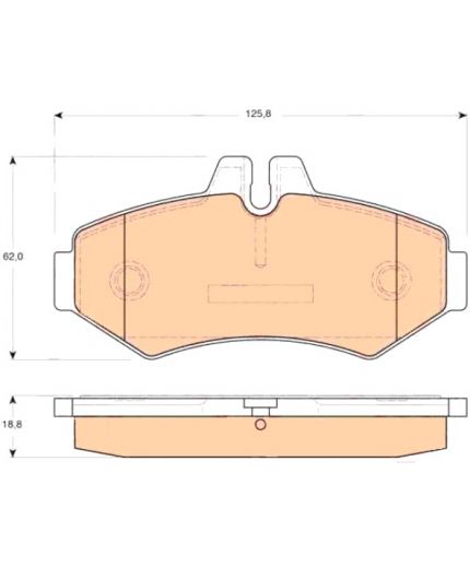 TRW Колодки дисковые Фото 2
