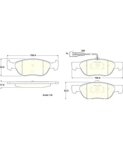 TRW Колодки дисковые передние