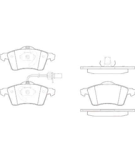 TRW Колодки дисковые передние