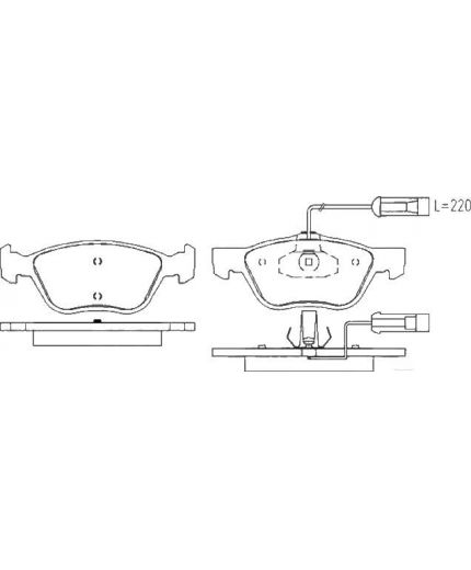 Patron Колодки дисковые передние