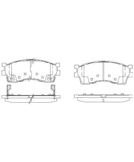 Patron Колодки дисковые передние
