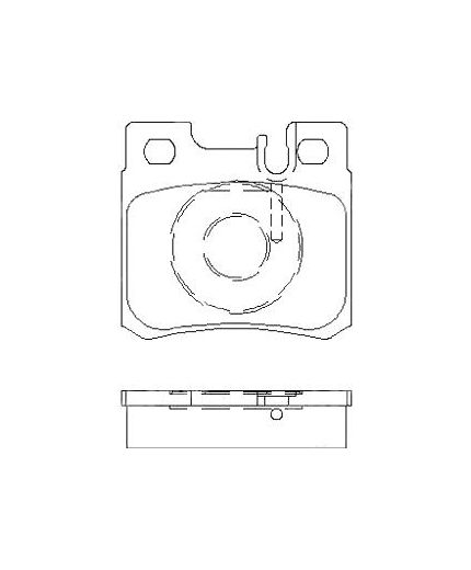 Patron Колодки дисковые задние