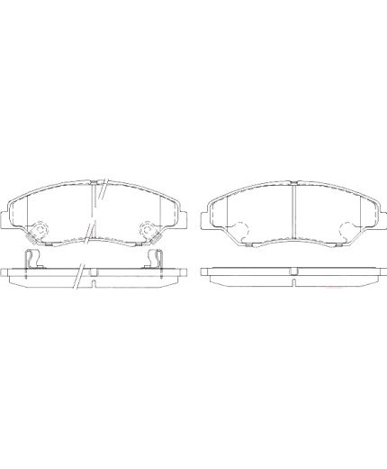 Patron Колодки дисковые передние