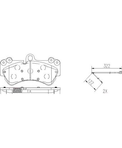 Patron Колодки дисковые передние