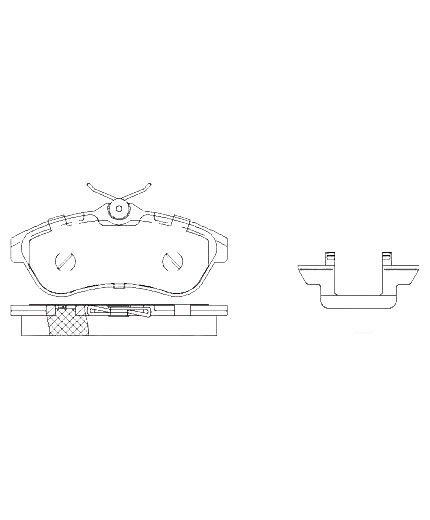 Patron Колодки дисковые передние