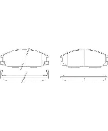 Patron Колодки дисковые передние