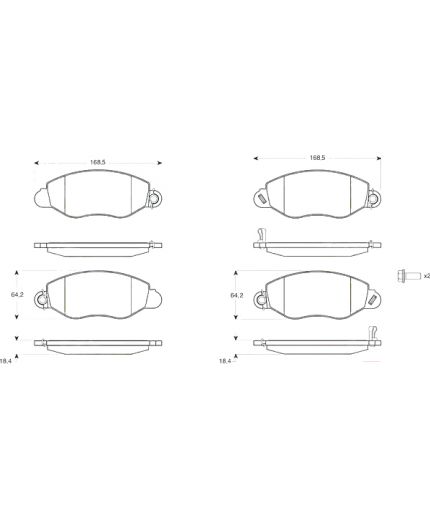 TRW Колодки дисковые Фото 2