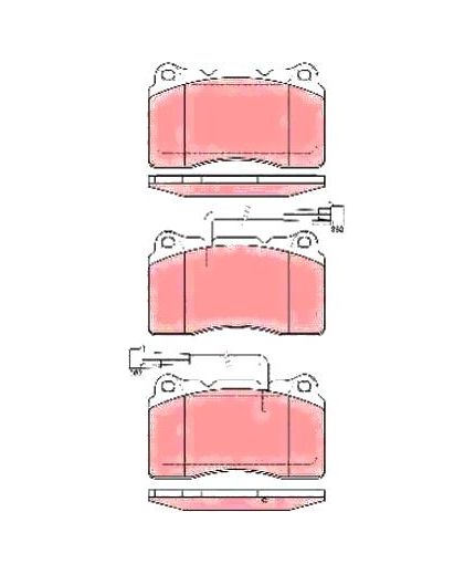 TRW Колодки дисковые задние Фото 2