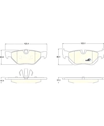 TRW Колодки дисковые задние Фото 2