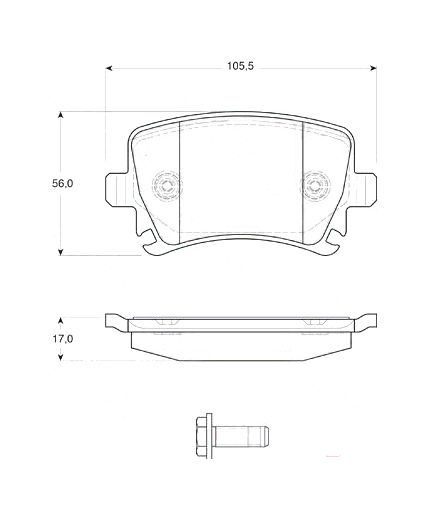 TRW Колодки дисковые задние Фото 3