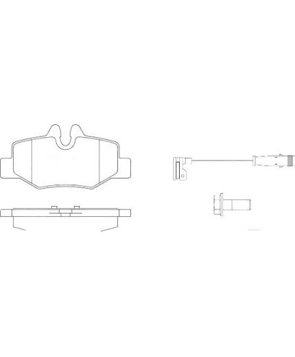 TRW Колодки дисковые задние Фото 2