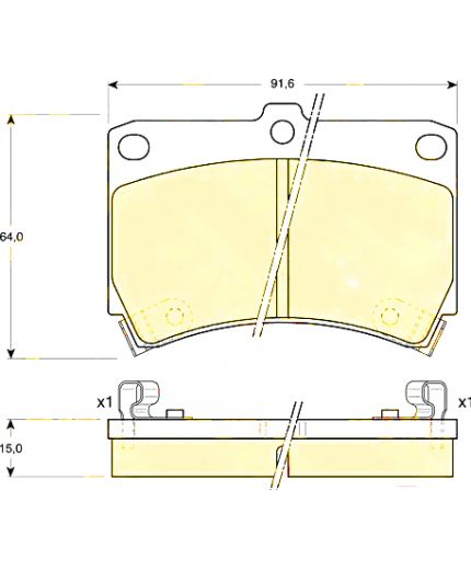 TRW Колодки дисковые Фото 3