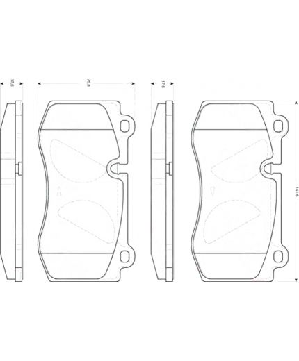 TRW Колодки дисковые передние Фото 2