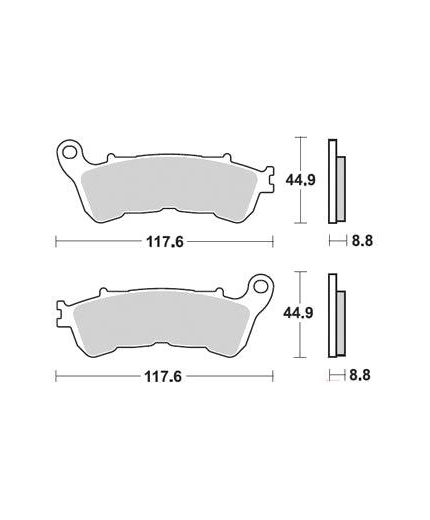 TRW Колодки дисковые передние