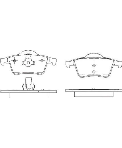 Patron Колодки дисковые задние