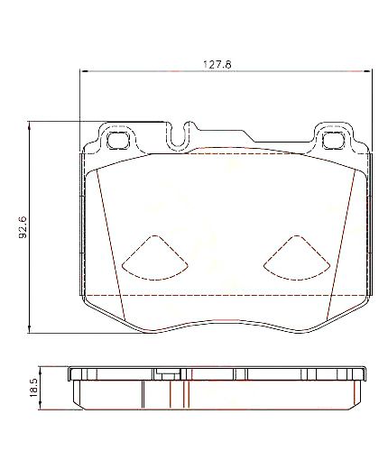 TRW Колодки дисковые передние Фото 3