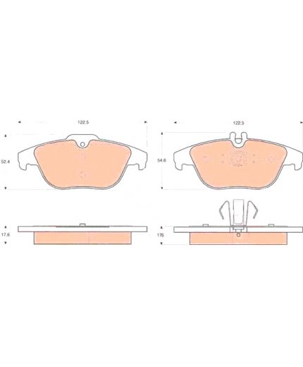 TRW Колодки дисковые задние Фото 2