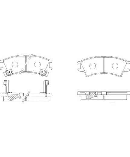 Patron Колодки дисковые передние
