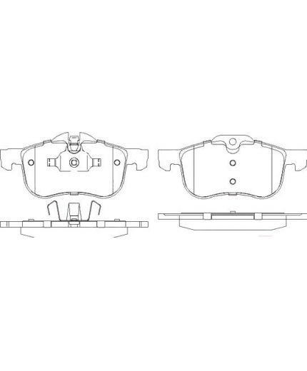 Patron Колодки дисковые передние