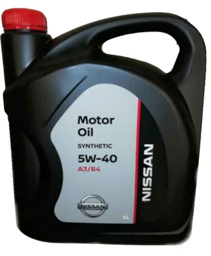 Моторное масло NISSAN 5W-40 A3/B4 5л Фото 2