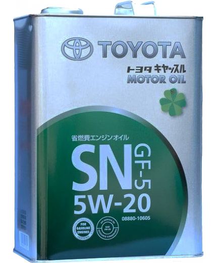 Моторное масло TOYOTA SN/CF-5 5W-20 CASTLE MOTOR OIL 4л Фото 2