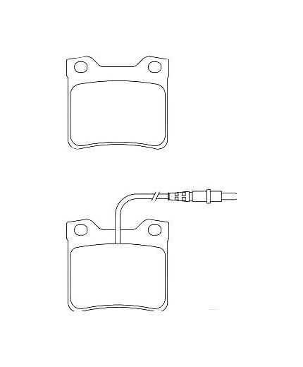 Patron Колодки дисковые задние