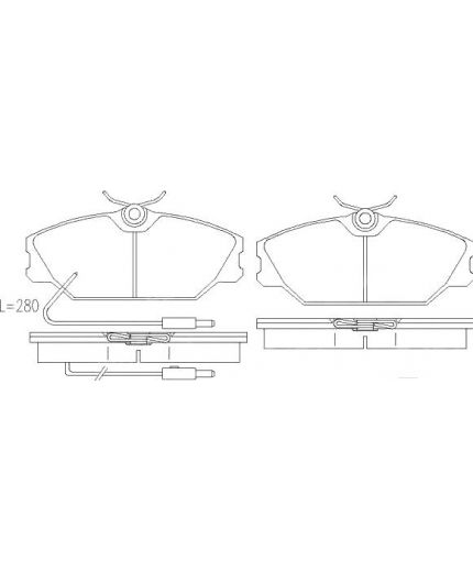 Patron Колодки дисковые передние